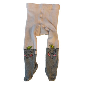 Baby GAP Disney Leggings 6-12M Pink Gray Dumbo